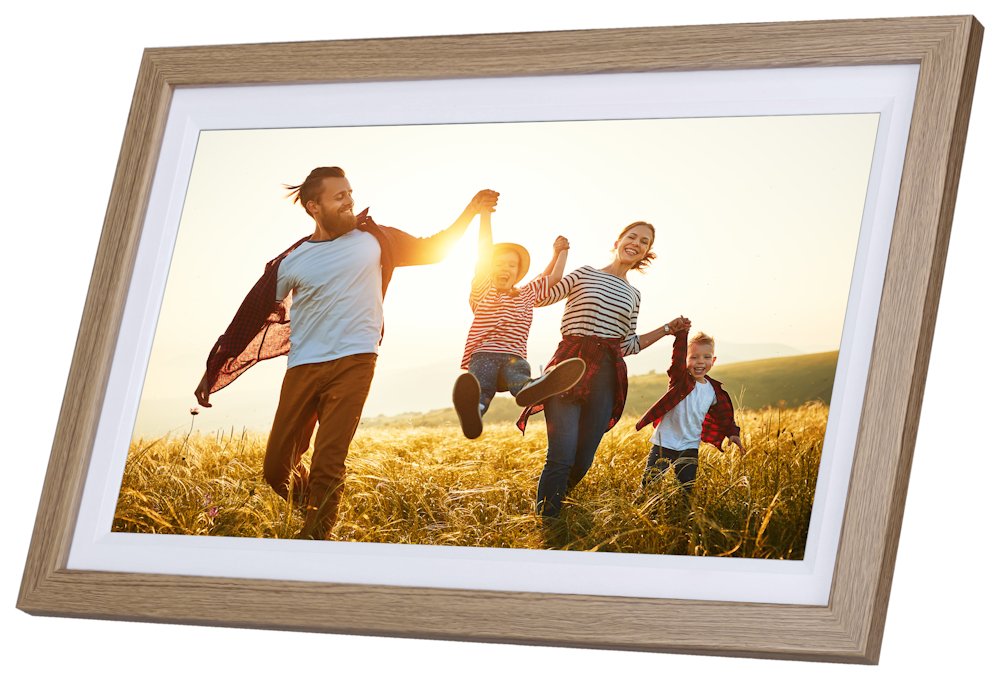 Rollei fotorámeček WiFi 152/ úhlopříčka 15.6"/ 32GB/ 2W/ Frameo APP/ Světlé dřevo