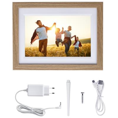 Rollei fotorámeček WiFi 1010/ úhlopříčka 10.1"/ 32GB/ 1W/ Frameo APP/ Světlé dřevo