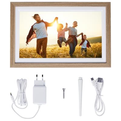 Rollei fotorámeček WiFi 152/ úhlopříčka 15.6"/ 32GB/ 2W/ Frameo APP/ Světlé dřevo