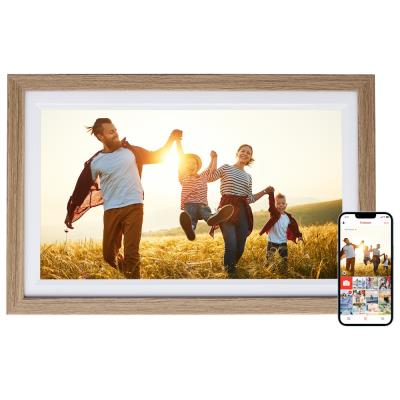 Rollei fotorámeček WiFi 152/ úhlopříčka 15.6"/ 32GB/ 2W/ Frameo APP/ Světlé dřevo