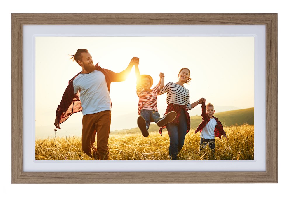 Rollei fotorámeček WiFi 212/ úhlopříčka 21.5"/ 32GB/ 4W/ Frameo APP/ Světlé dřevo