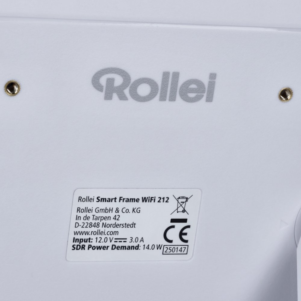 Rollei fotorámeček WiFi 212/ úhlopříčka 21.5"/ 32GB/ 4W/ Frameo APP/ Světlé dřevo