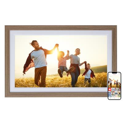 Rollei fotorámeček WiFi 212/ úhlopříčka 21.5"/ 32GB/ 4W/ Frameo APP/ Světlé dřevo