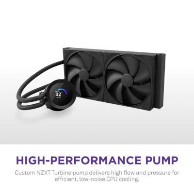NZXT vodní chladič Kraken 240 / 2x120mm fan / 4-pin PWM / LCD disp. / 6 let