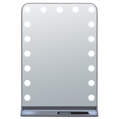 IMMAX LED zrcadlo HOLLYWOOD Make-up/ CCT/ LCD display/ USB C/A výstupy/ šedé