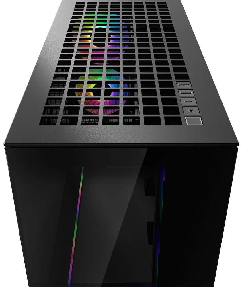 ARCTIC skříň Xtender / E-ATX / 2x120mm ARGB fan / 2xUSB / USB-C / zrcadlové sklo / černá