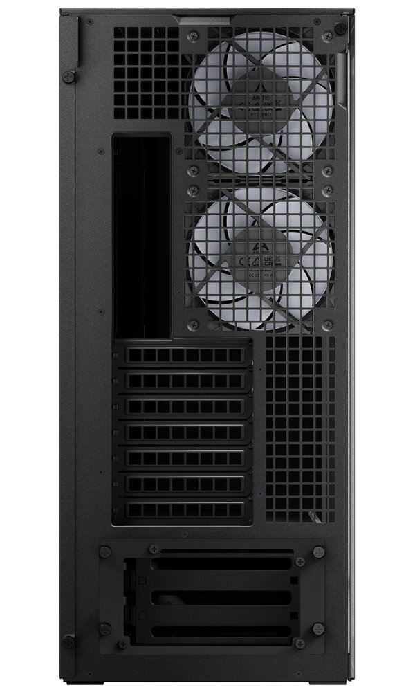 ARCTIC skříň Xtender / E-ATX / 2x120mm ARGB fan / 2xUSB / USB-C / zrcadlové sklo / černá