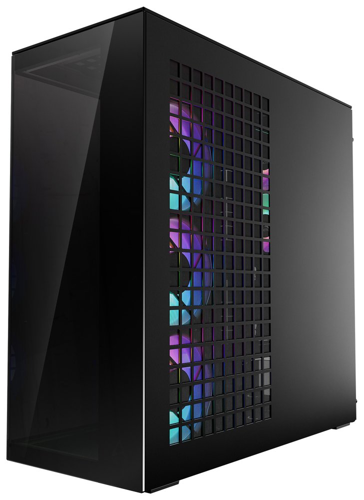 ARCTIC skříň Xtender / E-ATX / 2x120mm ARGB fan / 2xUSB / USB-C / vertical GPU kit / zrcadlové sklo / černá