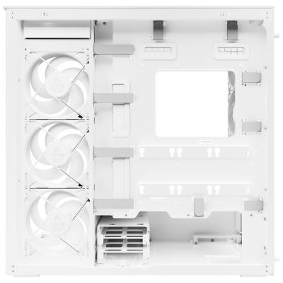 ARCTIC skříň Xtender / E-ATX / 2x120mm ARGB fan / 2xUSB / USB-C / čiré sklo / bílá