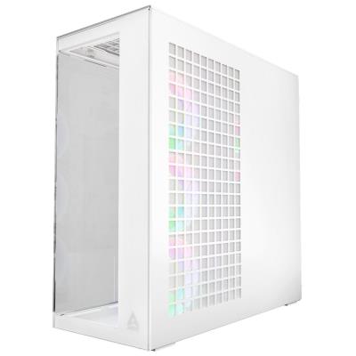 ARCTIC skříň Xtender / E-ATX / 2x120mm ARGB fan / 2xUSB / USB-C / vertical GPU kit / čiré sklo / bílá