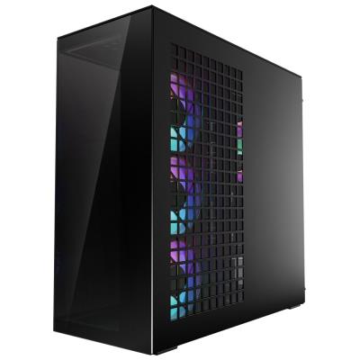 ARCTIC skříň Xtender / E-ATX / 2x120mm ARGB fan / 2xUSB / USB-C / vertical GPU kit / zrcadlové sklo / černá