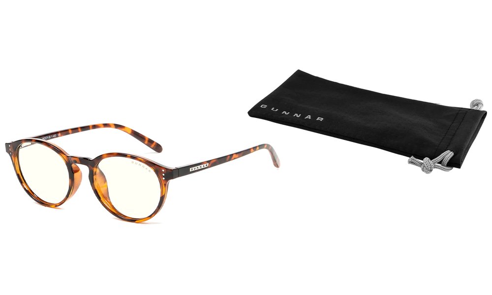 GUNNAR kancelářske/herní dioptrické brýle  ATTACHE READER TORTOISE * čirá skla * BLF 35 * dioptrie +3