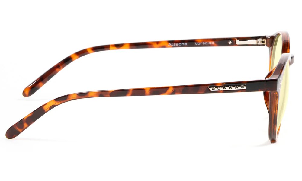 GUNNAR kancelářske/herní dioptrické brýle  ATTACHE READER TORTOISE * jantarová skla * BLF 65 * dioptrie +1.5