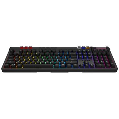 MSI herní klávesnice STRIKE PRO Wireless Silent/ bezdrátová 2,4GHz+BT/ mechanická/ RGB/ USB/ předložka/ CZ+SK layout