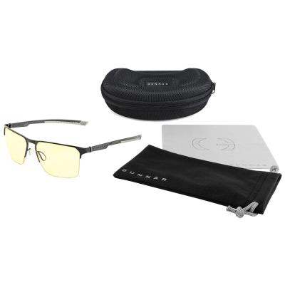 GUNNAR kancelářske/herní brýle ECHO ONYX  jantarová skla BLF 65 GUNNAR focus