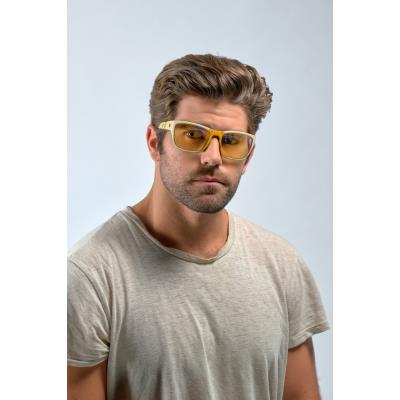 GUNNAR kancelářske/herní brýle BORDERLANDS 4 RIPPER  BANDIT SMOKE  jantarová  skla BLF 65 GUNNAR focus