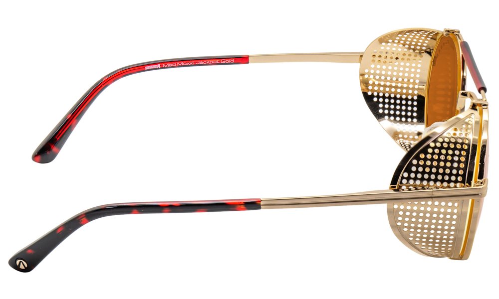 GUNNAR kancelářske/herní brýle BORDERLANDS 4 MOXXI  JACKPOT GOLD  jantarová skla max BLF 98 GUNNAR focus