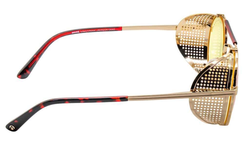 GUNNAR kancelářske/herní brýle BORDERLANDS 4 MOXXI  JACKPOT GOLD  jantarová skla BLF 65 GUNNAR focus