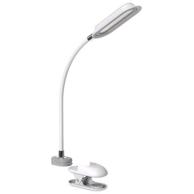 IMMAX LED stolní lampička CLIP/ 7,5W/ DC 12V/1A/ CCT/ IP20/ bílá