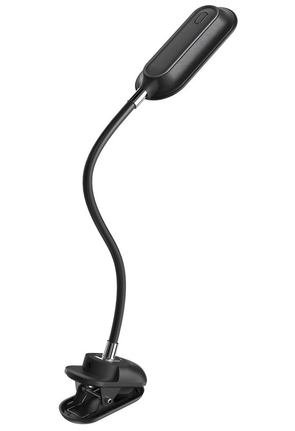 IMMAX LED stolní lampička CLIP/ 7,5W/ DC 12V/1A/ CCT/ IP20/ černá