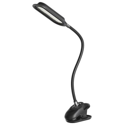 IMMAX LED stolní lampička CLIP/ 7,5W/ DC 12V/1A/ CCT/ IP20/ černá