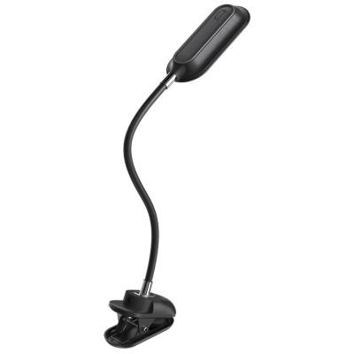 IMMAX LED stolní lampička CLIP/ 7,5W/ DC 12V/1A/ CCT/ IP20/ černá