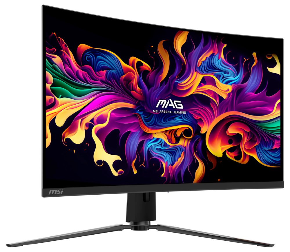 MSI Gaming MAG 21CUP QD-OLED/ 31,5" zakřivený/ 3840 x 2160/ UHD/ 0,03ms/ 165Hz/ 250cd/m2/ 1,5M:1/ HDMI/ DP/ VESA/ černý