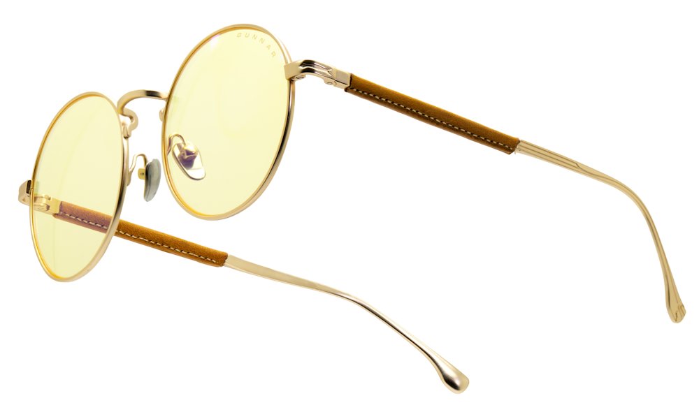 GUNNAR kancelářske/herní brýle  WITCHER CIRI  METEORITE/SADDLE  jantarová skla BLF 65 GUNNAR focus