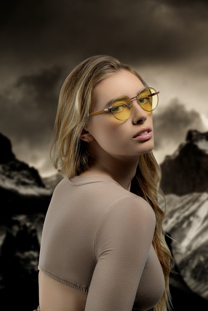 GUNNAR kancelářske/herní brýle  WITCHER CIRI  METEORITE/SADDLE  jantarová skla BLF 65 GUNNAR focus