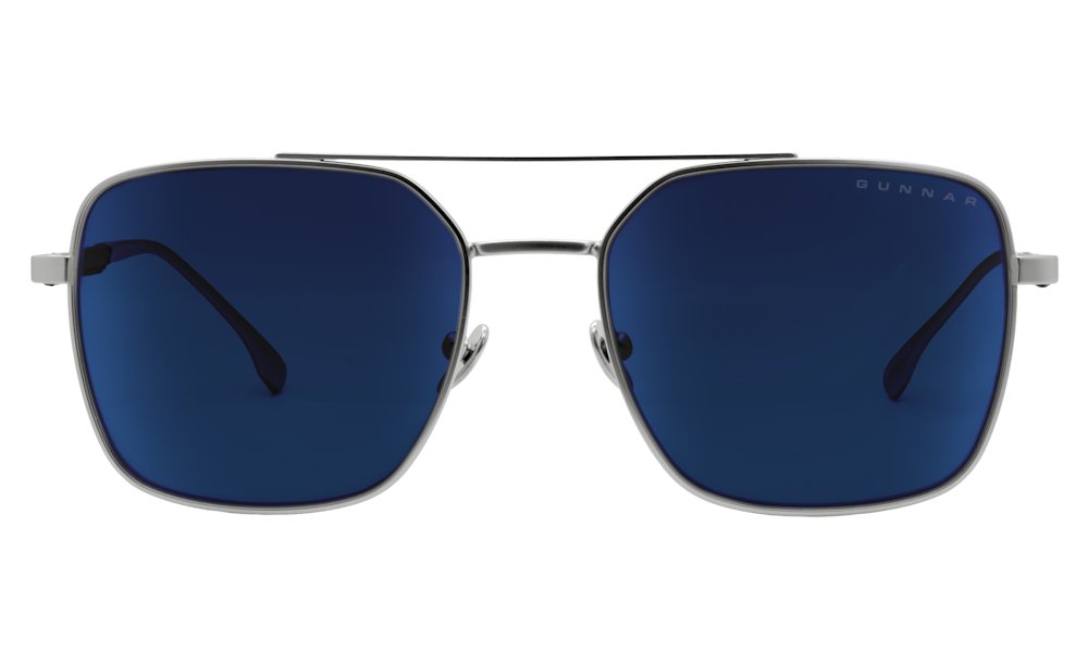 GUNNAR kancelářske/herní brýle  WITCHER WHITE WOLF STEEL/UMBER  sluneční skla BLF 90 NEUTRAL focus