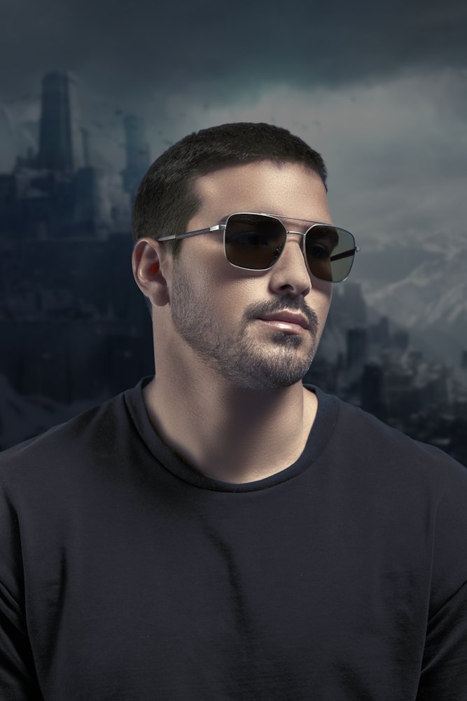 GUNNAR kancelářske/herní brýle  WITCHER WHITE WOLF STEEL/UMBER  sluneční skla BLF 90 NEUTRAL focus