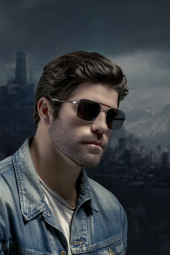 GUNNAR kancelářske/herní brýle  WITCHER WHITE WOLF STEEL/UMBER  sluneční skla BLF 90 NEUTRAL focus