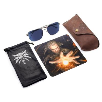 GUNNAR kancelářske/herní brýle  WITCHER WHITE WOLF STEEL/UMBER  sluneční skla BLF 90 NEUTRAL focus