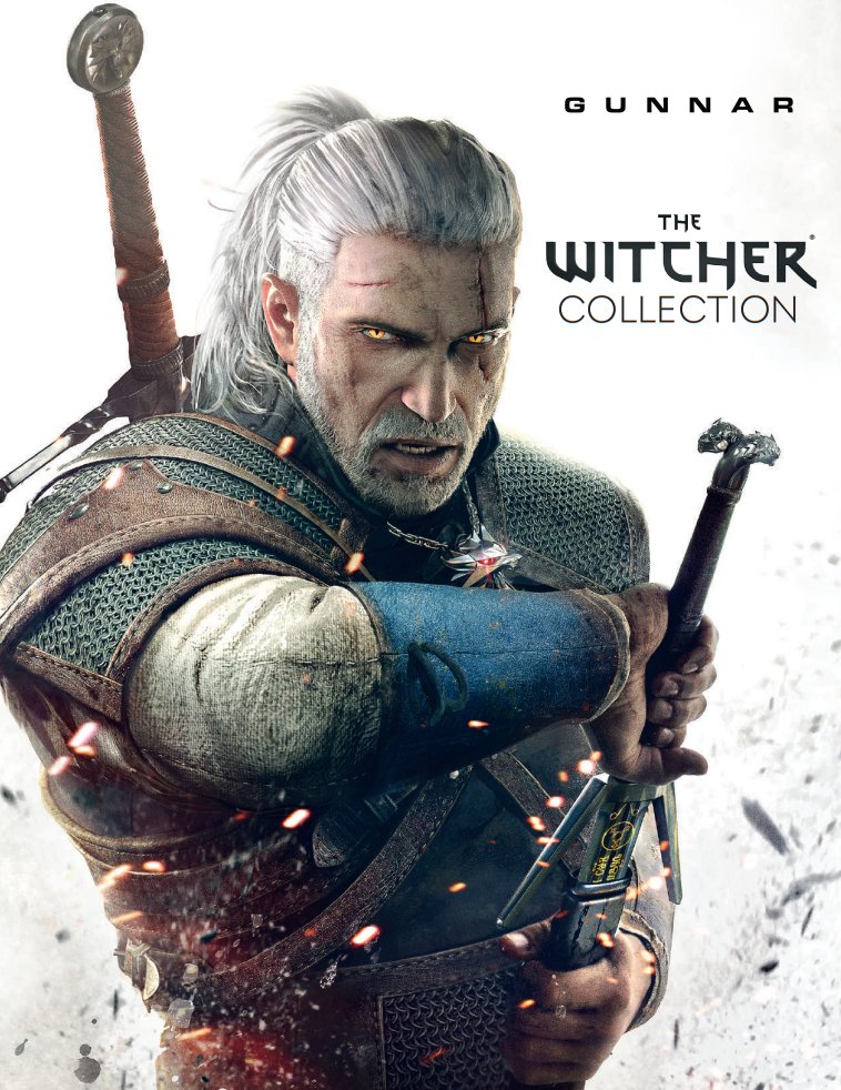 GUNNAR kancelářske/herní brýle  WITCHER WHITE WOLF STEEL/UMBER  sluneční skla BLF 90 NEUTRAL focus