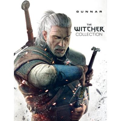 GUNNAR kancelářske/herní brýle  WITCHER WHITE WOLF STEEL/UMBER  jantarová skla BLF 65 GUNNAR focus