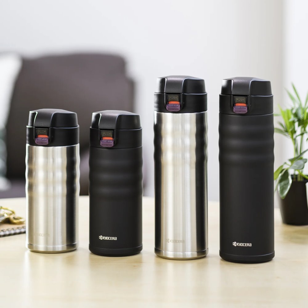 Kyocera Termoláhev 350 ml, víčko flip-top, nerez