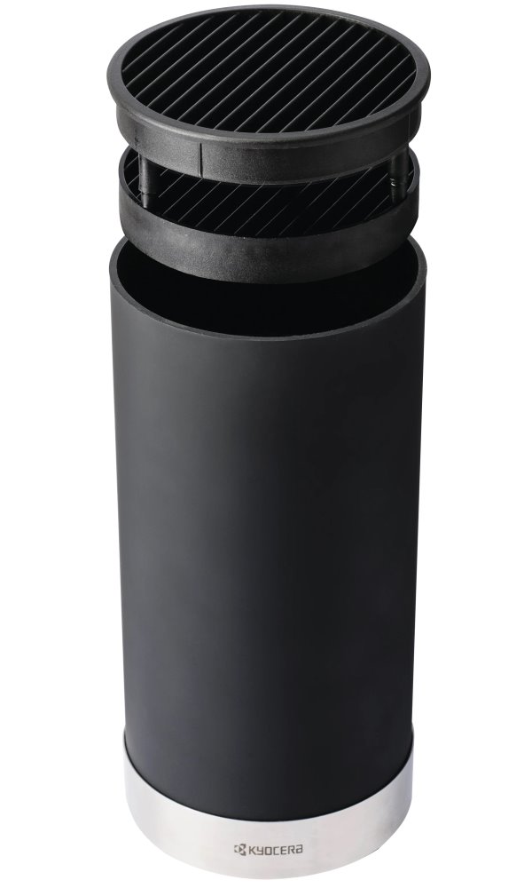 Kyocera Kulatý blok na nože pro 6–8 nožů, Soft Touch, černý