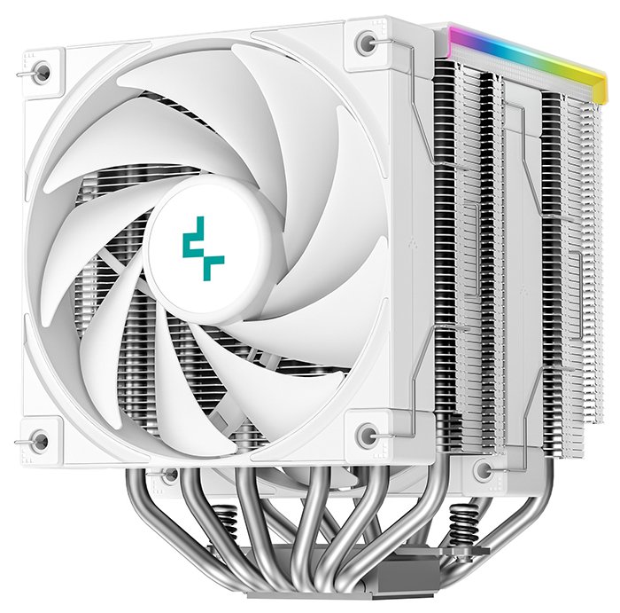 DEEPCOOL chladič AK620 Digital SE / 2x120mm fan / 6x heatpipes / pro Intel i AMD/ digitální display / bílý