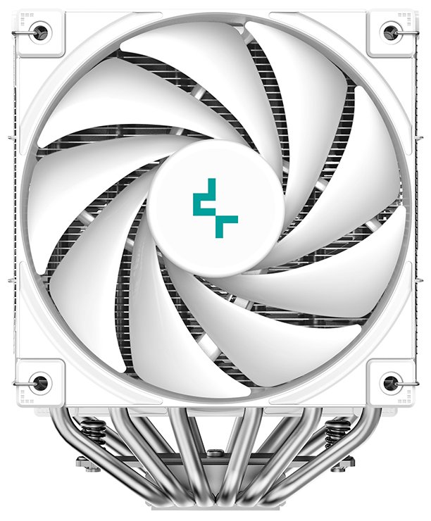 DEEPCOOL chladič AK620 Digital SE / 2x120mm fan / 6x heatpipes / pro Intel i AMD/ digitální display / bílý
