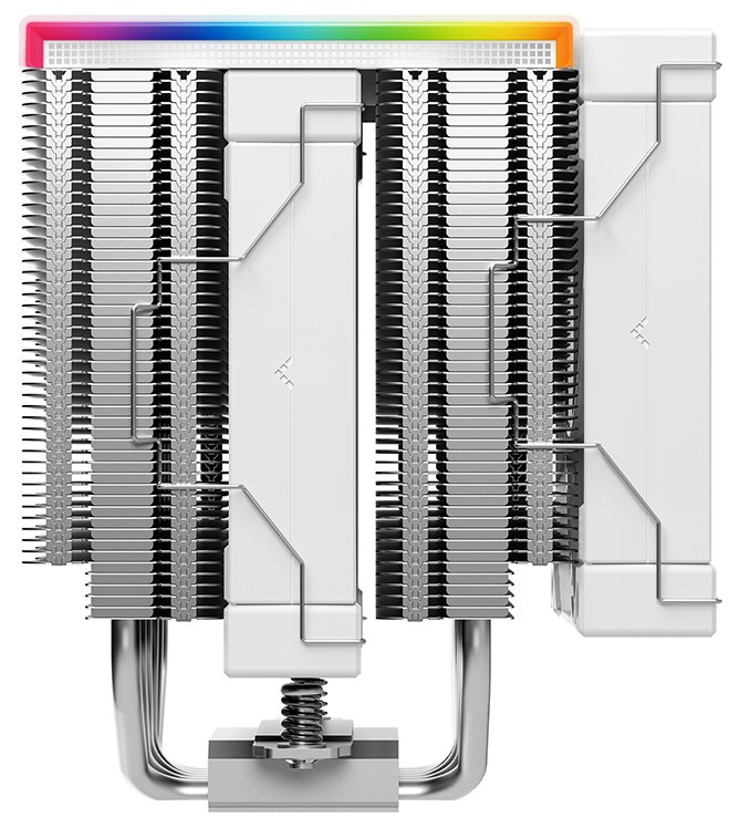 DEEPCOOL chladič AK620 Digital SE / 2x120mm fan / 6x heatpipes / pro Intel i AMD/ digitální display / bílý