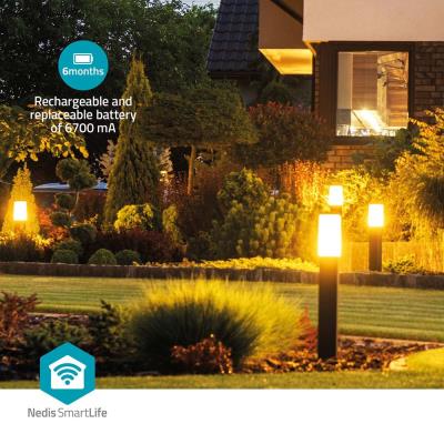 NEDIS IP kamera/ venkovní/ IP65/ Wi-Fi/ 3Mpix/ 1296p/ dobíjecí/ reflektor/ detekce pohybu/ noční vidění 10m/ černá