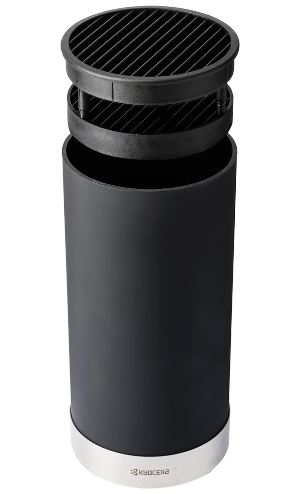 Kyocera Kulatý blok na nože černý + 4 SHIN BLACK nože KB-RD BK 4KN ZK EU