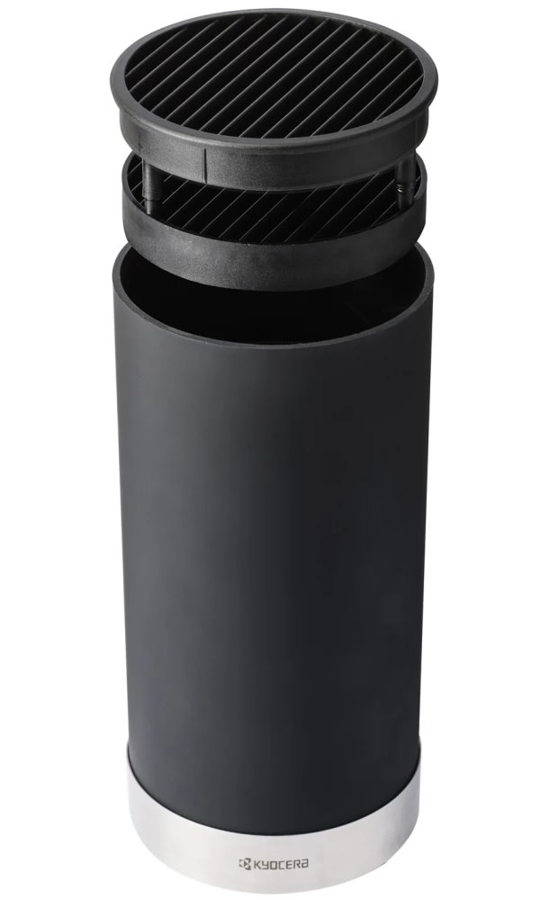 Kyocera Kulatý blok na nože černý + 2 nože KB-RD BK 2KN EU