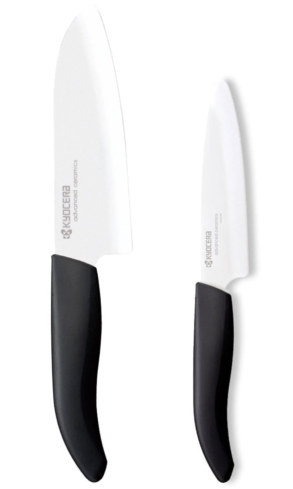 Kyocera Kulatý blok na nože černý + 2 nože KB-RD BK 2KN EU