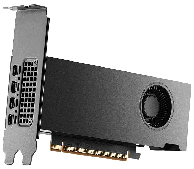 NVIDIA RTX PRO 2000 Blackwell / 16GB GDDR7 / PCIe 5.0 x16 / 4x mDP / Low Profile bracket v balení