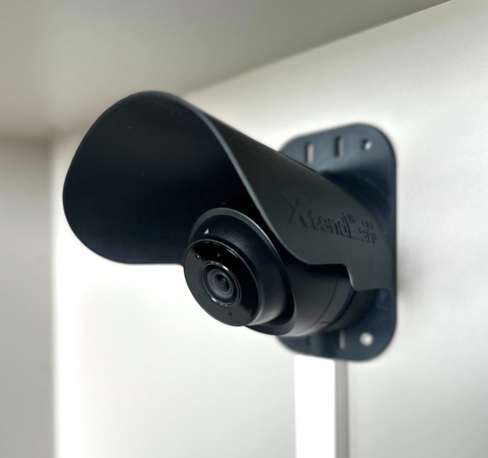 XtendLan Držák s krytem pro kameru UniFi G5 Turret Ultra a UniFi G6 Turret, plast odolný UV záření, venk. použití, černý