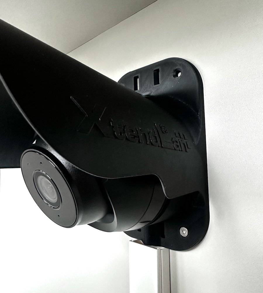 XtendLan Držák s krytem pro kameru UniFi G5 Turret Ultra a UniFi G6 Turret, plast odolný UV záření, venk. použití, černý