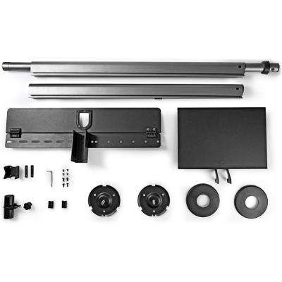 ROZBALENÉ - NEDIS držák/stojan na TV/ 37 - 70"/ nosnost 30 kg/ otočný/ nastavitelné výšky/ Full motion/ ocel/ černo-stříb...