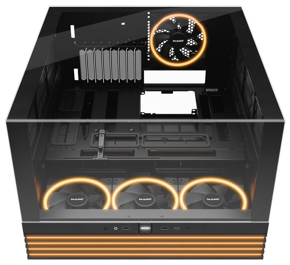 POŠKOZENÝ OBAL - Be quiet! skříň LIGHT BASE 900FX / ATX / ARGB pásek / 4x140mm ARGB fan / 2xUSB 3.0 / USB-C / panoramatická / ...