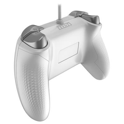 MSI gamepad FORCE GC200 WHITE/ drátový/ USB/ pro PC, Android/ bílý